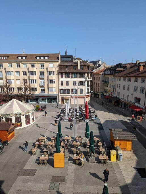 Au Sunrise Studio Leilighet Thonon-les-Bains Eksteriør bilde